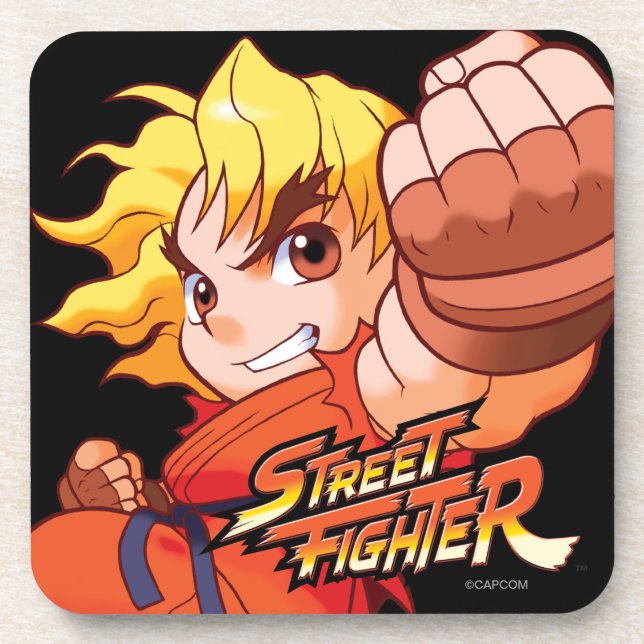Pocket Fighter Ken Coaster (Front)