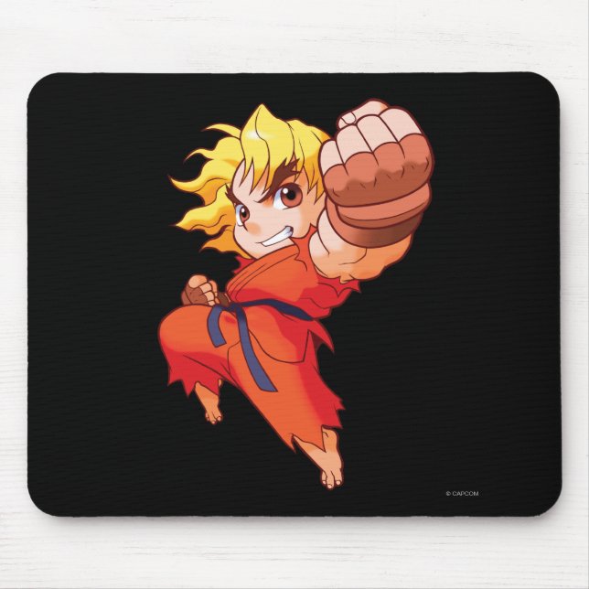 Pocket Fighter Ken Mouse Pad (Front)