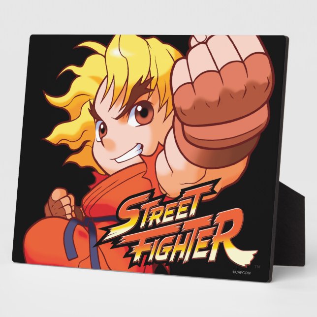 Pocket Fighter Ken Plaque (Side)