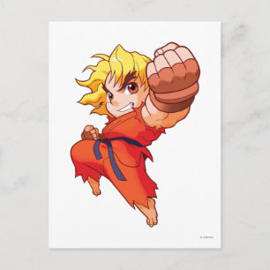 Pocket Fighter Ken Postcard