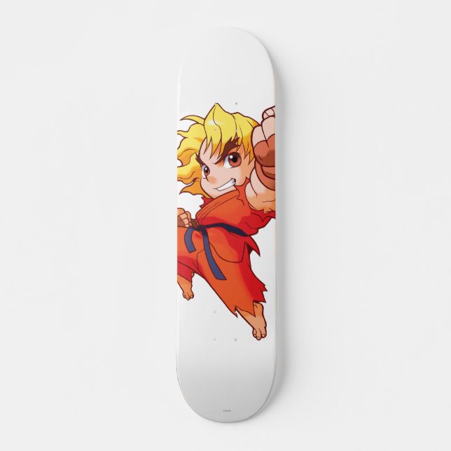 Pocket Fighter Ken Skateboard (Front)