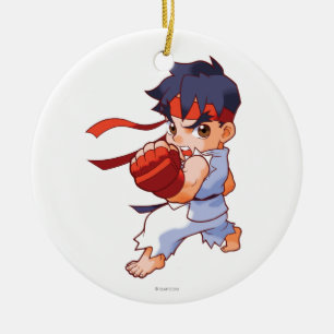 Pocket Fighter Ryu 2 Ceramic Ornament
