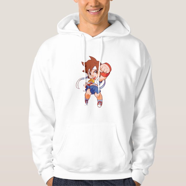 Pocket Fighter Sakura 2 Hoodie (Front)