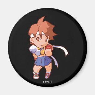 Pocket Fighter Sakura Magnet