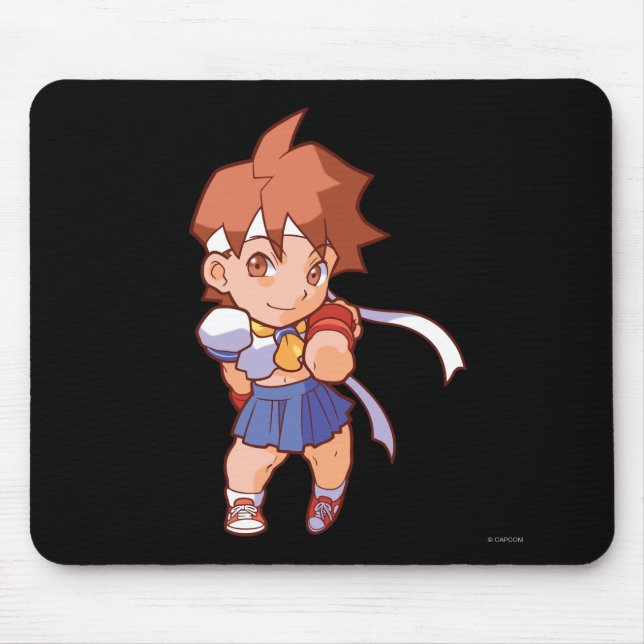 Pocket Fighter Sakura Mouse Pad (Front)