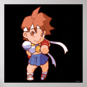 Pocket Fighter Sakura Poster