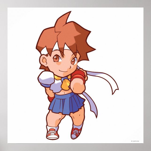 Pocket Fighter Sakura Poster (Front)