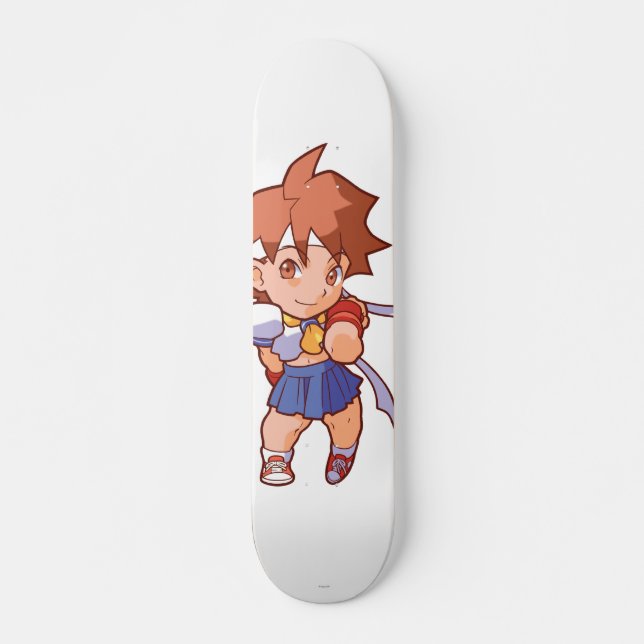 Pocket Fighter Sakura Skateboard (Front)