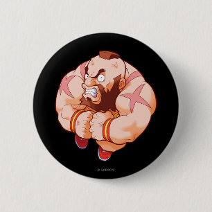 Pocket Fighter Zangief 2 Inch Round Button