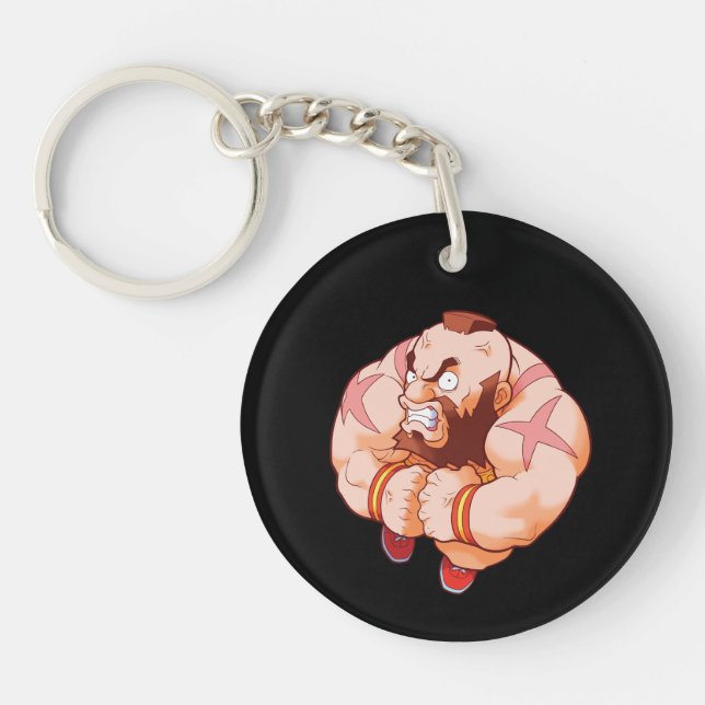 Pocket Fighter Zangief Keychain (Front)