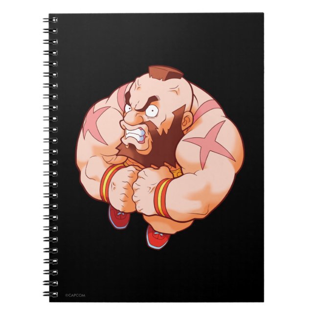 Pocket Fighter Zangief Notebook (Front)