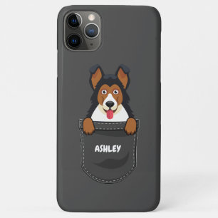 Pocket German Shepherd  Cute Dog Pet Owner iPhone 11 Pro Max Case