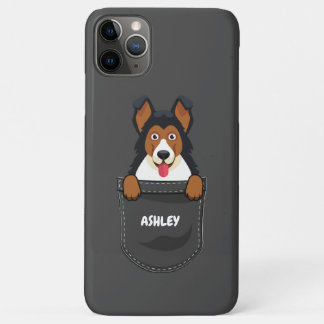 Pocket German Shepherd Cute Dog Pet Owner iPhone 11 Pro Max Case