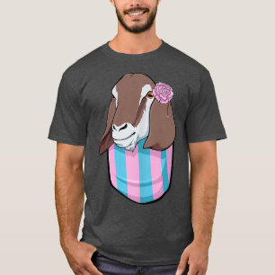 Pocket Goat LGBT-Q Cute Animal Transgender Pride T T-Shirt