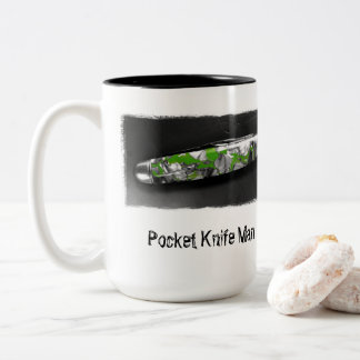 Pocket Knife Man Two-Tone Coffee Mug