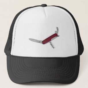 pocket knife trucker hat