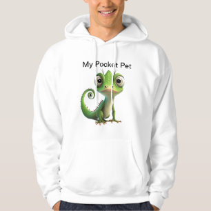 Pocket Lizard Buddy – Cute Reptile Kids T-Shirt Hoodie