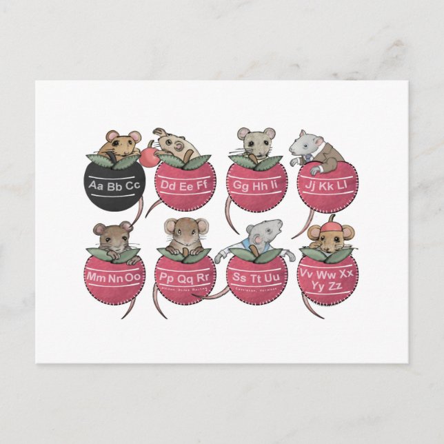 Pocket Mice- Back to School Postcard (Front)