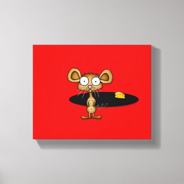 Pocket Mouse Canvas Print (Front)