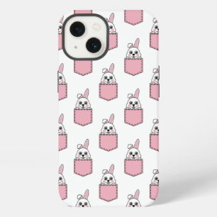 Pocket Pet Bunny Pattern iPhone 13 Case