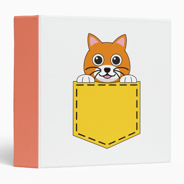 Pocket Pet Cat Binder (Front/Spine)