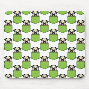 Pocket Pet Dog Pattern Mouse Pad