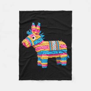 Pocket Pinata Serape Cinco De Mayo Mexican Fiesta Fleece Blanket