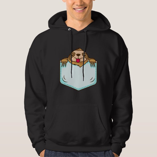 Pocket Sloth  136 Hoodie (Front)