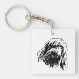 Pocket Spinone Friend Keychain