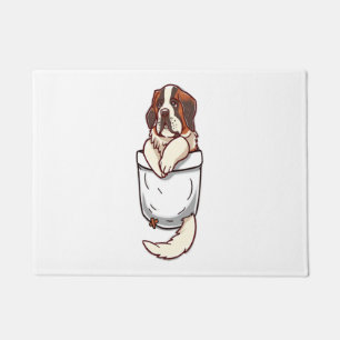Pocket St Bernard Puppy  Doormat