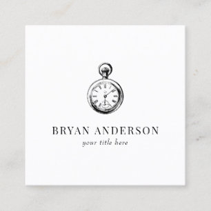 Pocket Watch Business Card
