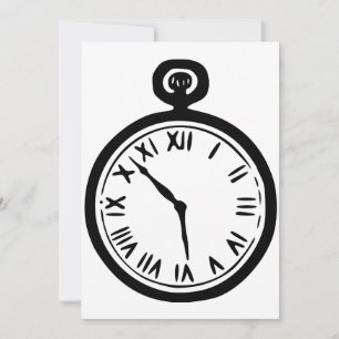 Pocket Watch Invitations