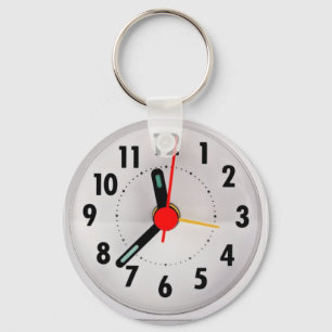 Pocket watch look keychain