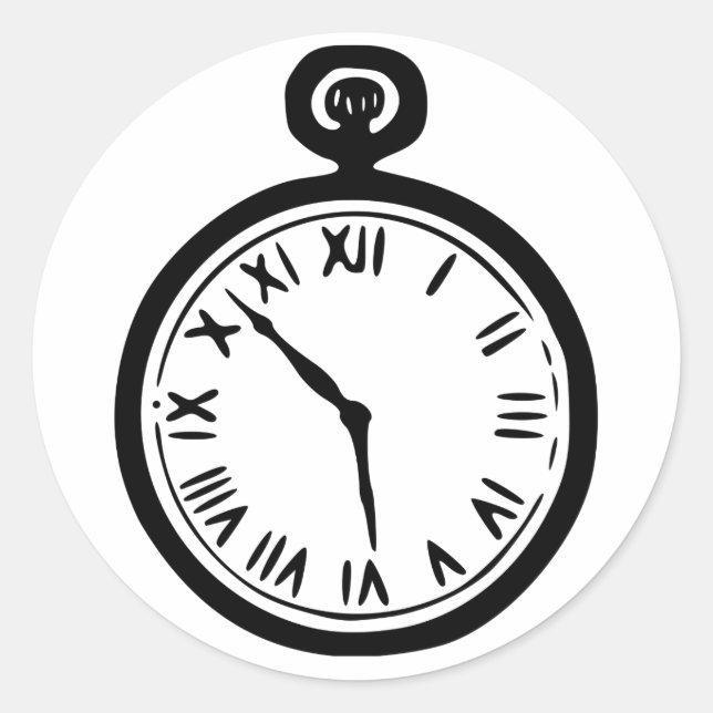 Pocket Watch Stickers (Front)