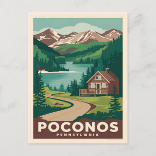 Pocono Mountains Pennsylvania Postcard