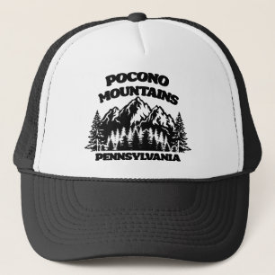 Pocono Mountains Pennsylvania Trucker Hat