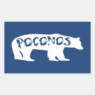 Poconos Bear Sticker