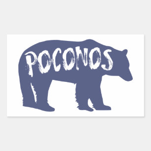 Poconos Bear Sticker