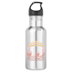 Poconos Retro Bear 532 Ml Water Bottle