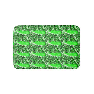 pod of green whales bath mat