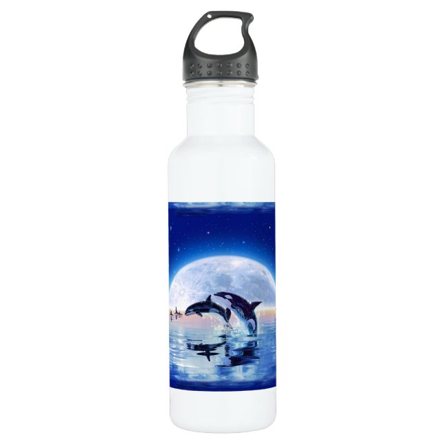 Pod of Orcas 710 Ml Water Bottle (Front)