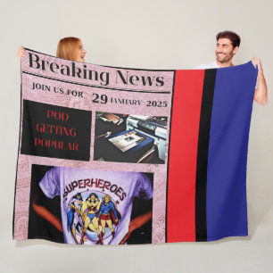 POD STUFF FLEECE BLANKET!