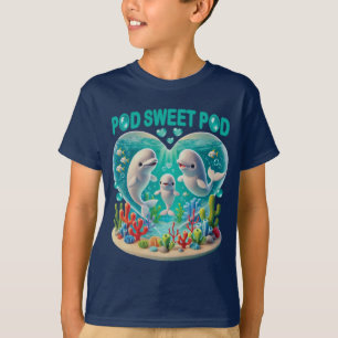 "Pod Sweet Pod" Whale Family T-Shirt