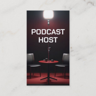 Podcast Host Business Card