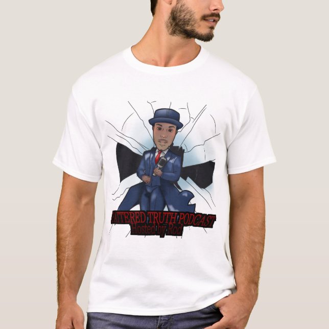 Podcast officiel de vérité brisée T-SHIRT par Rod (Devant)
