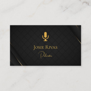 Podcast, Podcaster Carte de visite