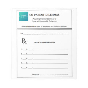 Podcast Prescription Notepad