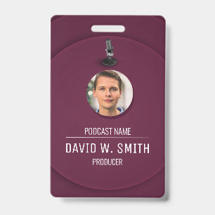 Podcast Producer/Vocal Coach/Voice actor Badge