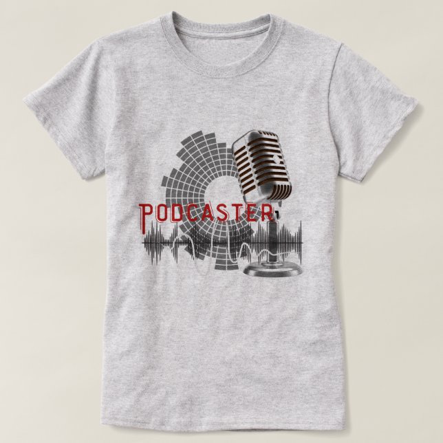 Podcaster job description T-Shirt (Design Front)