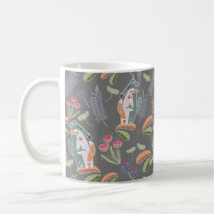 Podenco dog and Galgo Pretty Grey Cartoon Coffee Mug